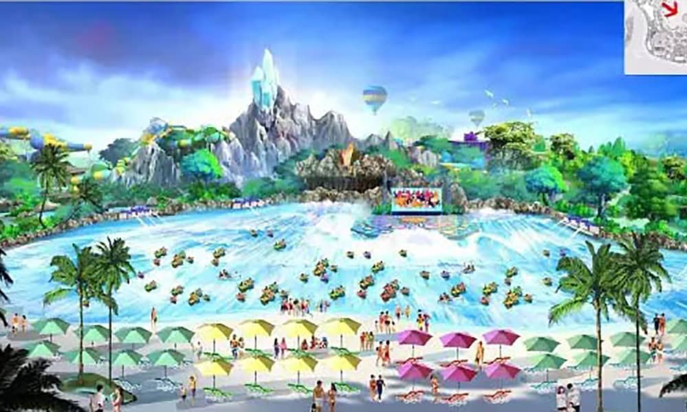 玉林克拉湾水上乐园冲浪池 玉林克拉湾水上乐园冲浪池